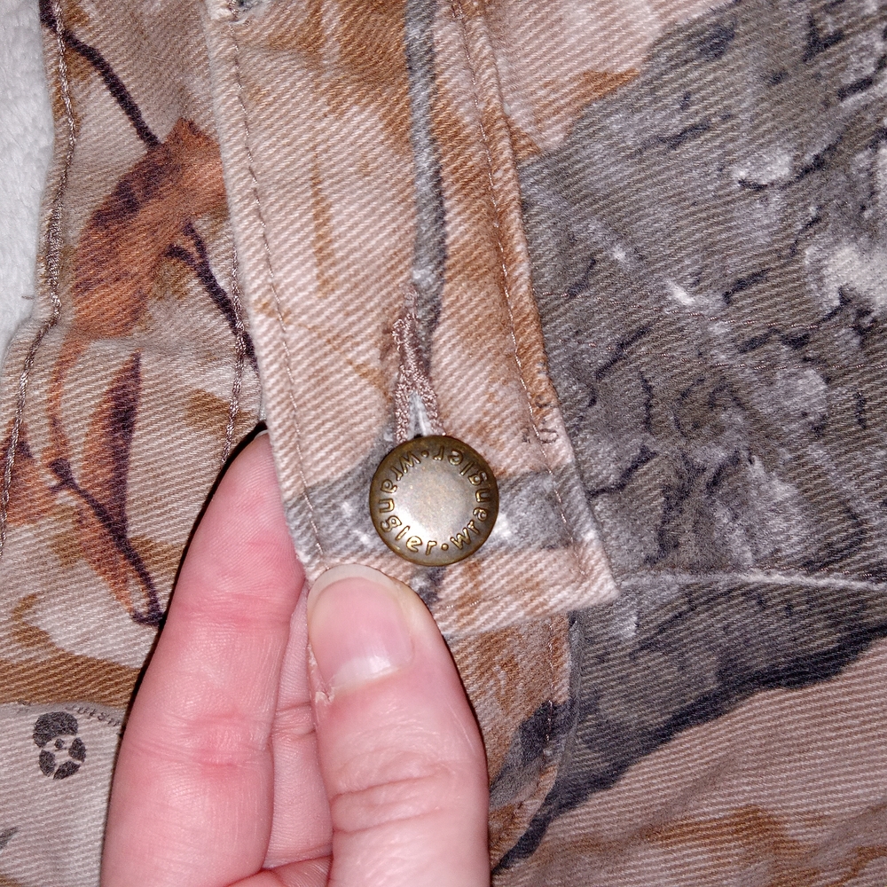 Wrangler Mossy Oak Fusion 3D Camo Jeans Mens 34x30 Double Knee Hunting 97GR1FS - Picture 10 of 11